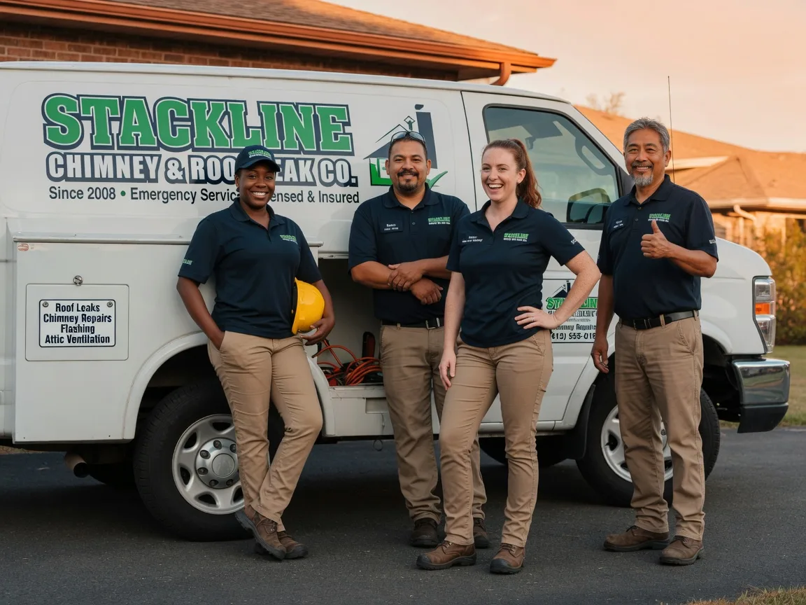 Chimney flashing repair company in Chester, CT